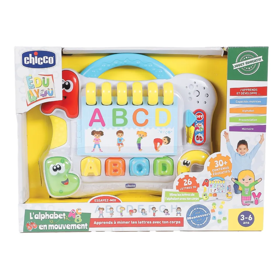 Chicco L’alphabet en mouvement jeu éducatif 2-4 ans