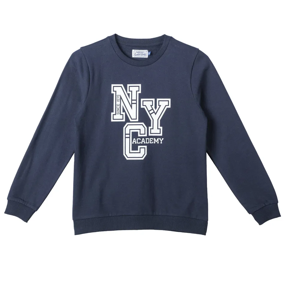 Ensemble jogging enfant bleu foncé coton 8A