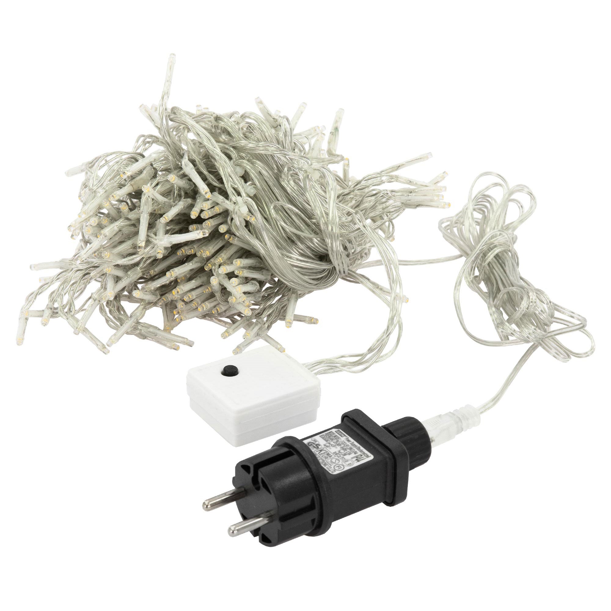 ECD Germany rideau lumineux LED 600cm blanc froid 180 LED