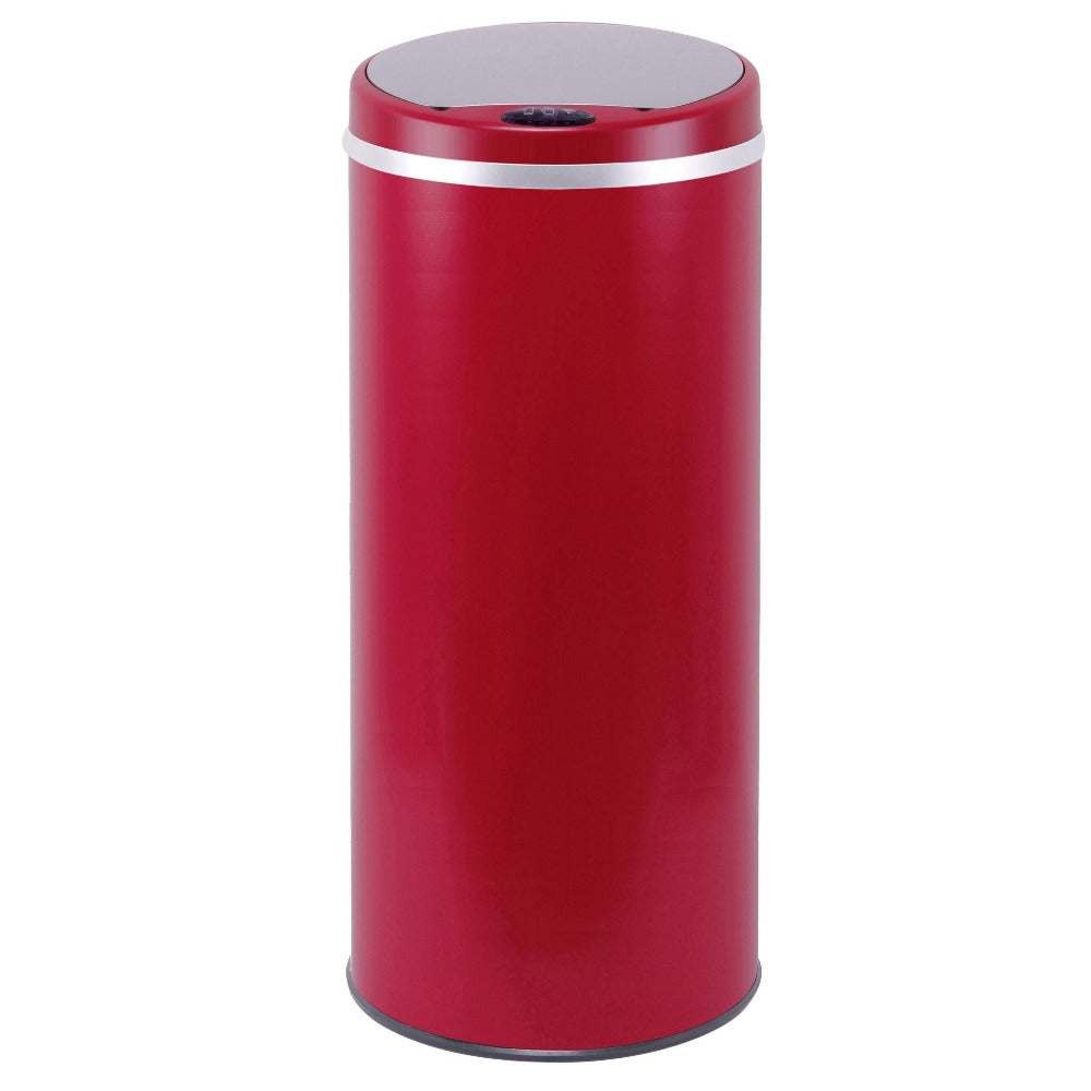 Red Deco Soho poubelle cuisine automatique 42L rouge mat