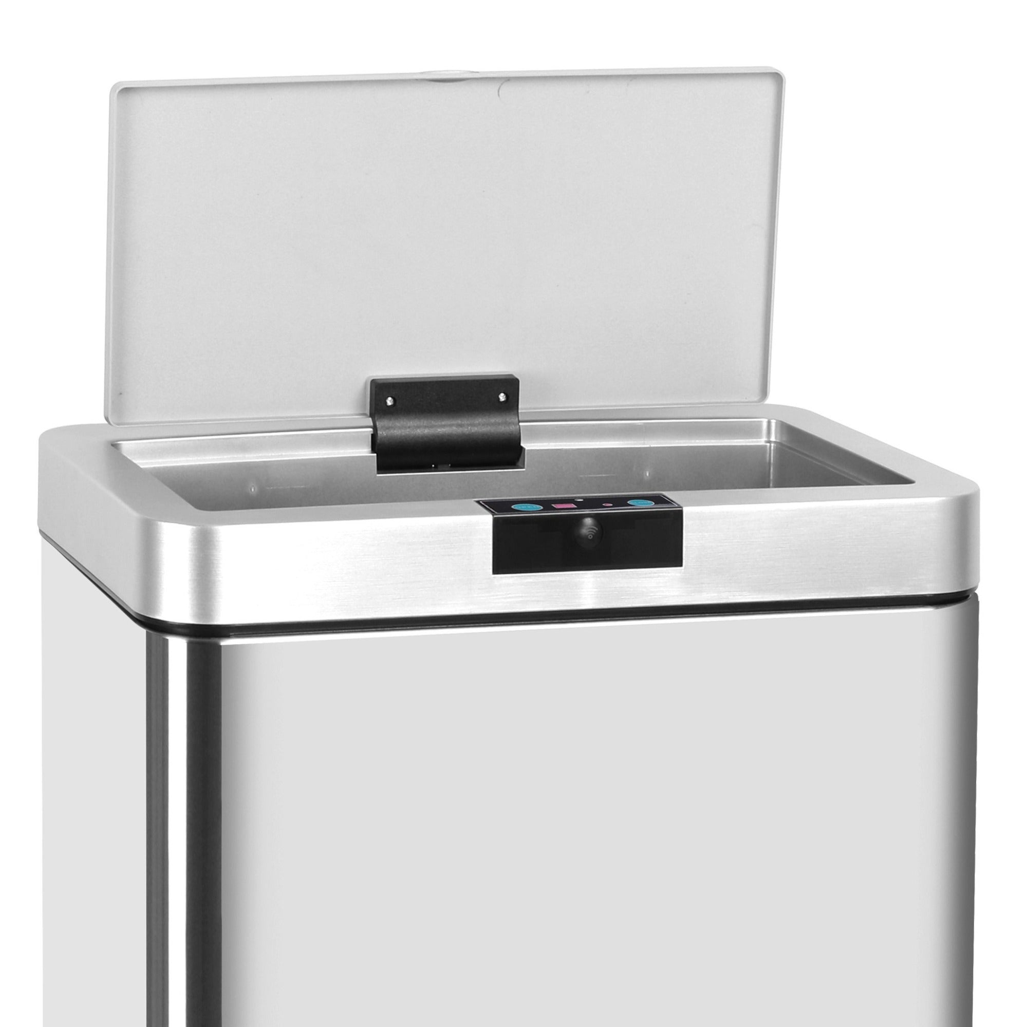 Red Deco Daytona couvercle poubelle automatique 60L chrome
