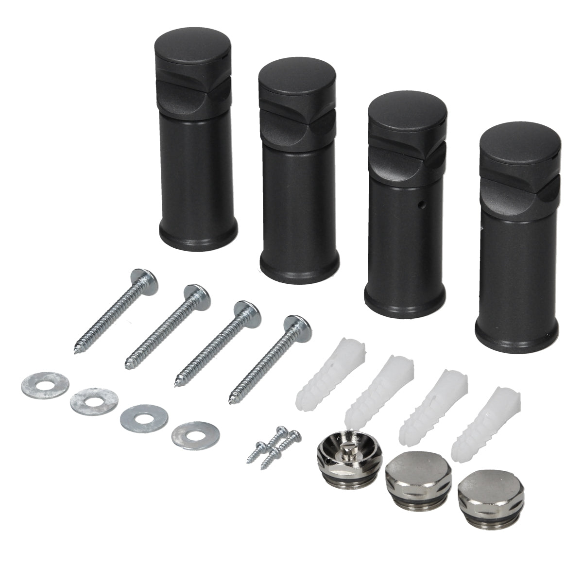 ECD Germany LuxeBath Sèche-Serviettes Électrique Anthracite 900W