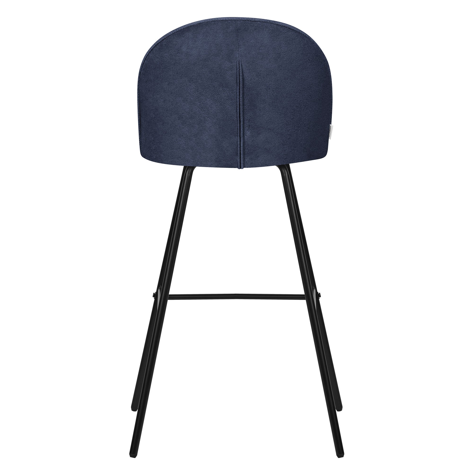 ECD Germany ML-Design tabouret bar bleu lot 2 dossier