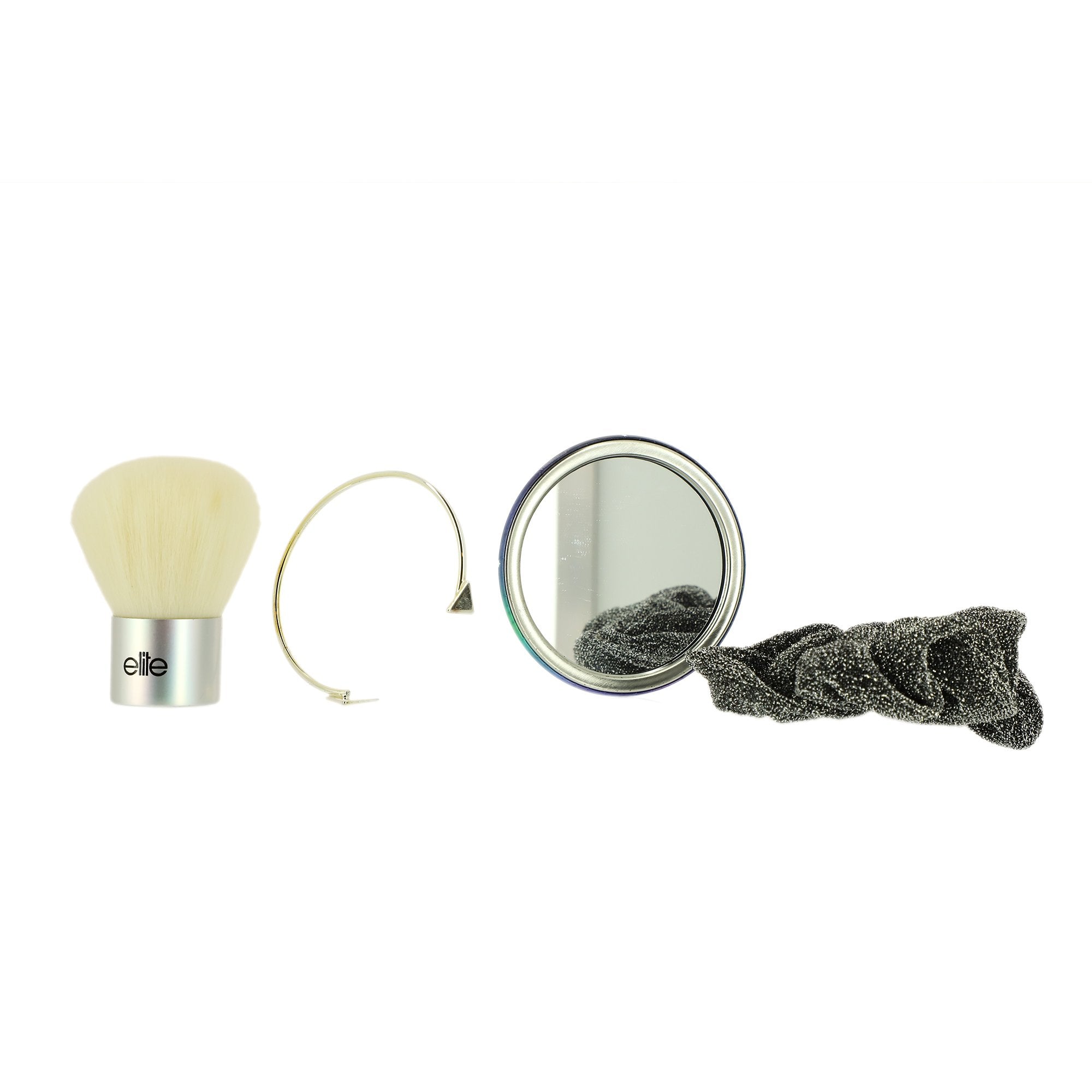 Stokomani Beauté Coffret beauté 4 pièces miroir kabuki