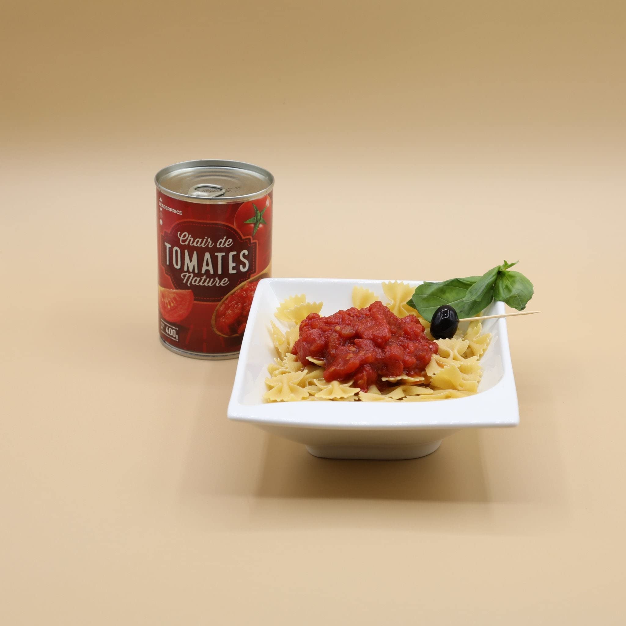 Leader Price Chair de tomates conserve 400g pour sauces