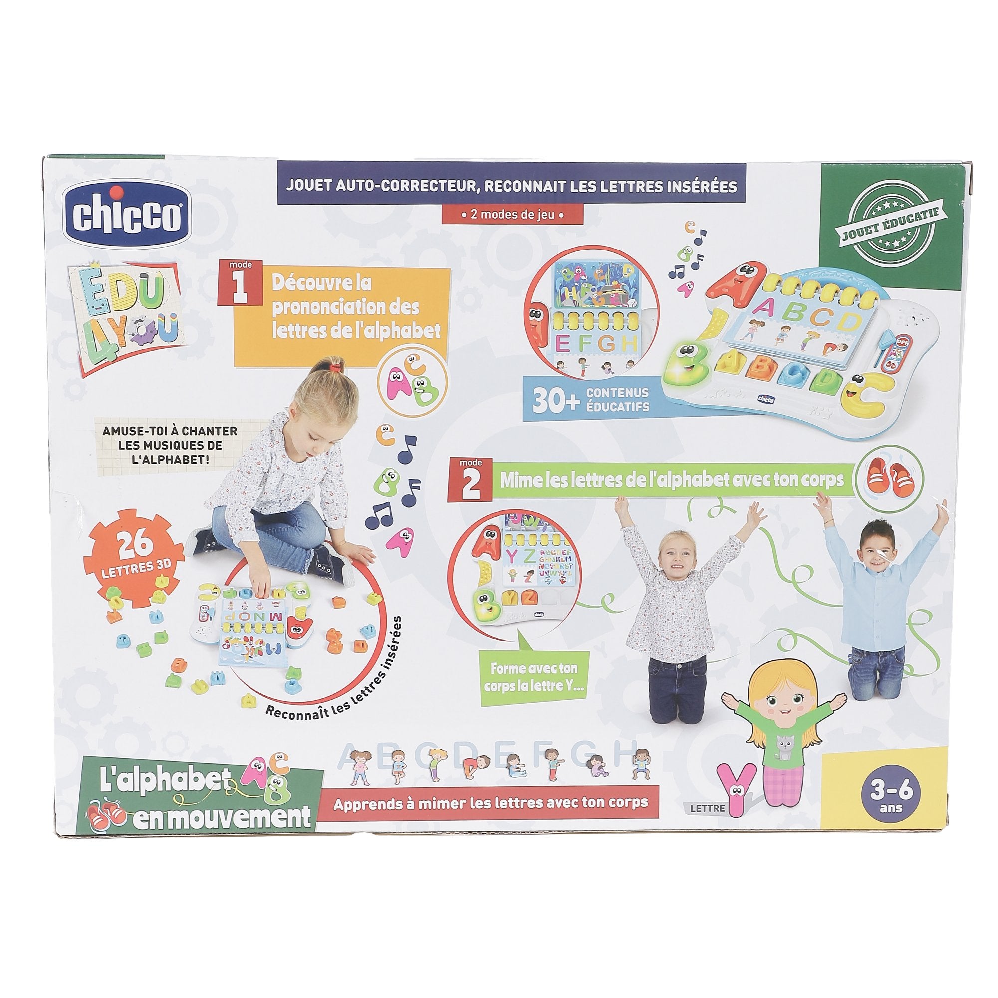 Chicco L’alphabet en mouvement jeu éducatif 2-4 ans