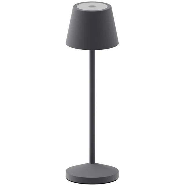 Red Deco Emily Rock H25cm lampe sans fil gris anthracite dimmable