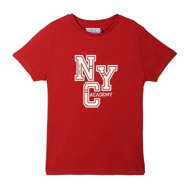 Stokomani Mode Tee-shirt Rouge enfant t-shirt 03A-12A