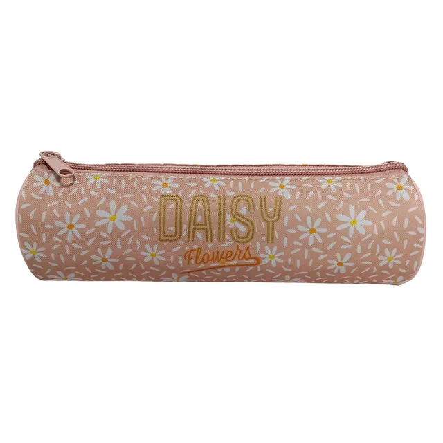 Daisy trousse ronde fleurie maquillage