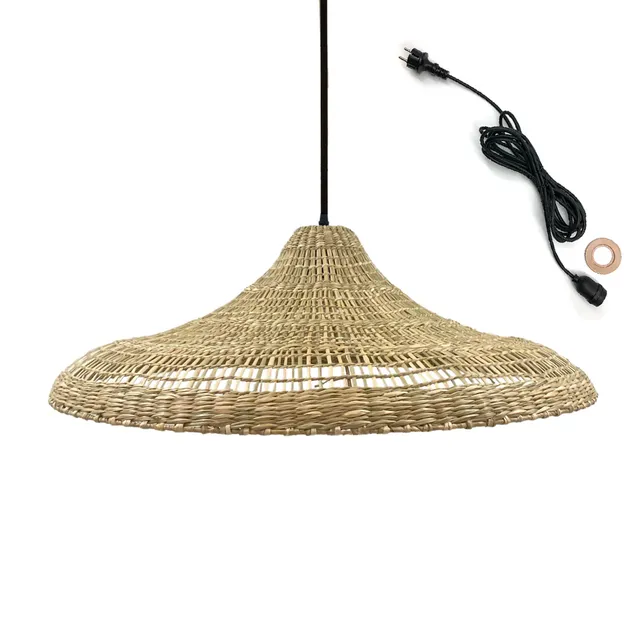 Red Deco Freya Large suspension extérieure herbe marine 5m E27