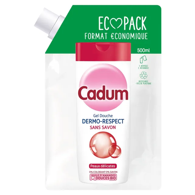 Cadum Dermo Respect gel douche recharge Écopack