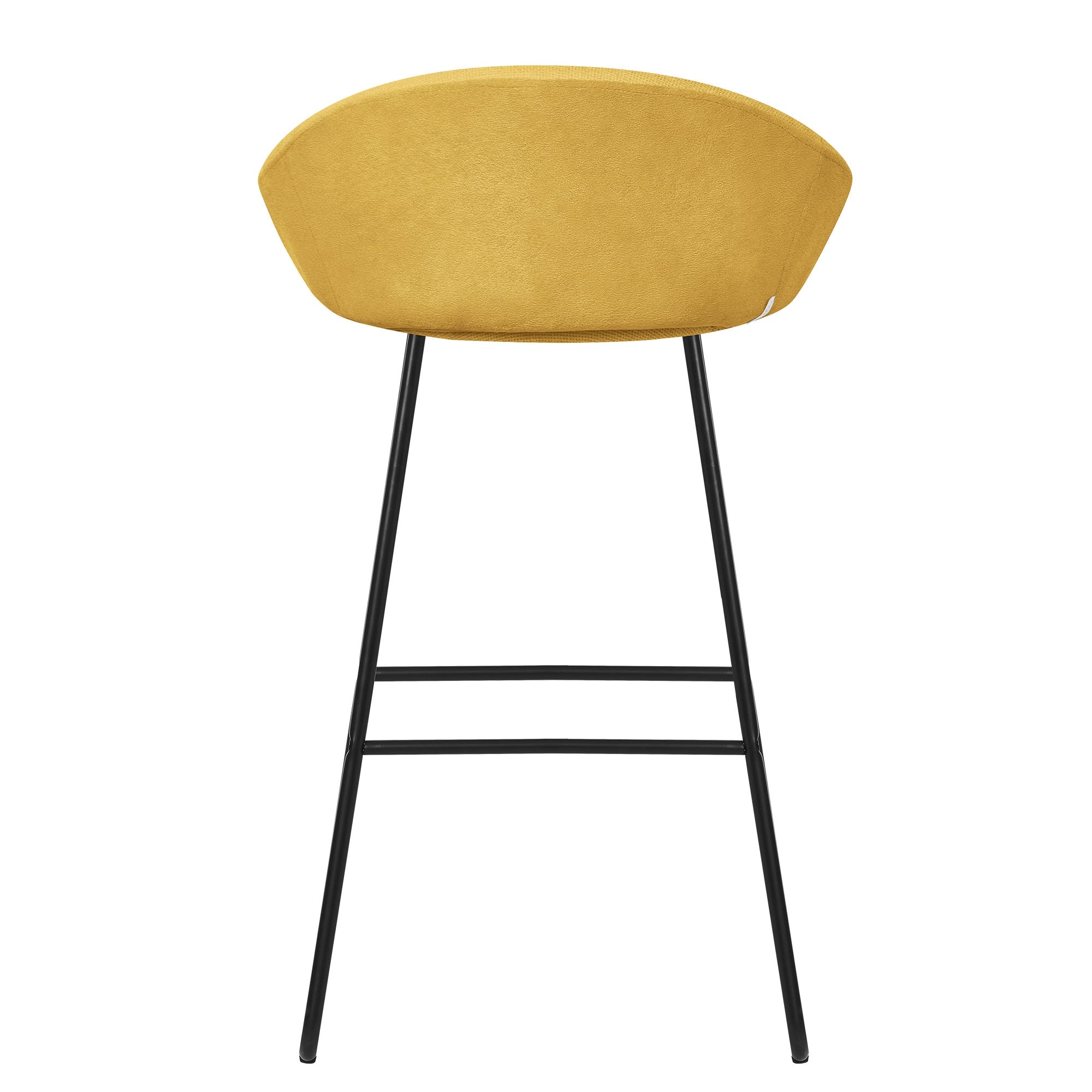 ECD Germany ML-Design 56x94x50 tabouret de bar moutarde lot 2