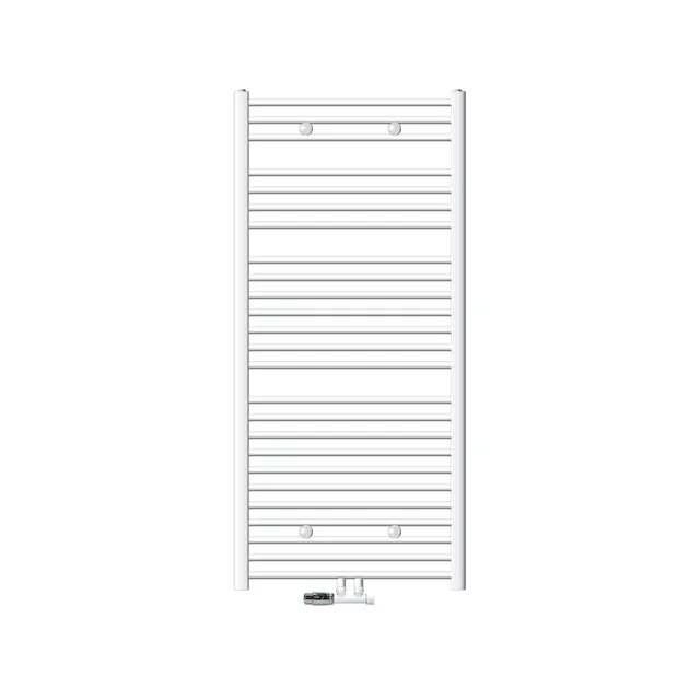ECD Germany LuxeBath 750x1500 mm seche-serviettes blanc raccord central