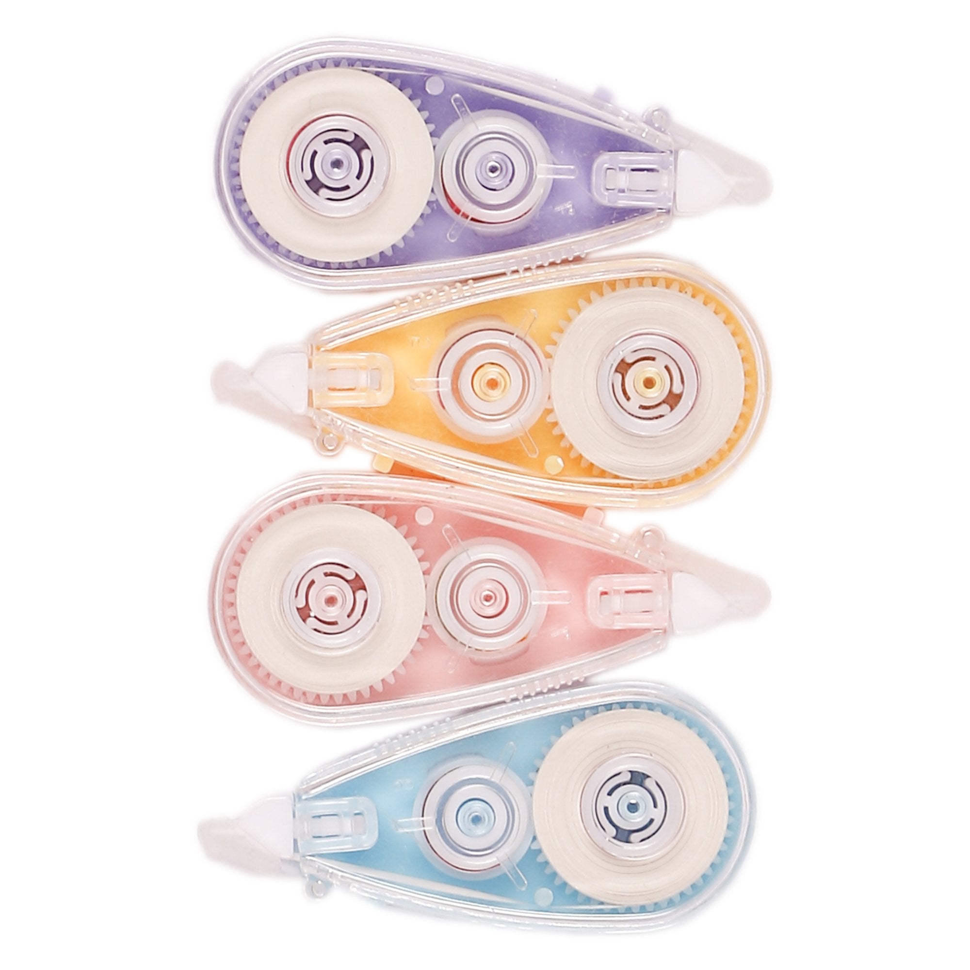 Stokomani Scolaire lot 4 rollers de correction pastel