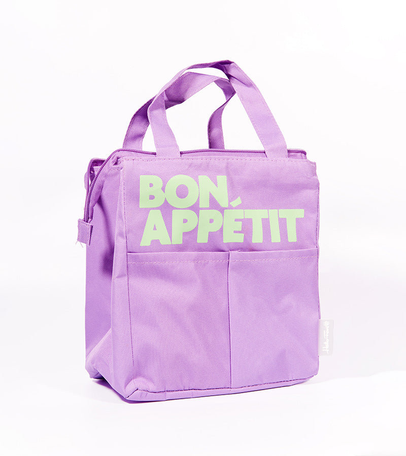 L'avant gardiste Sac Isotherme Bon appétit Rose lunch