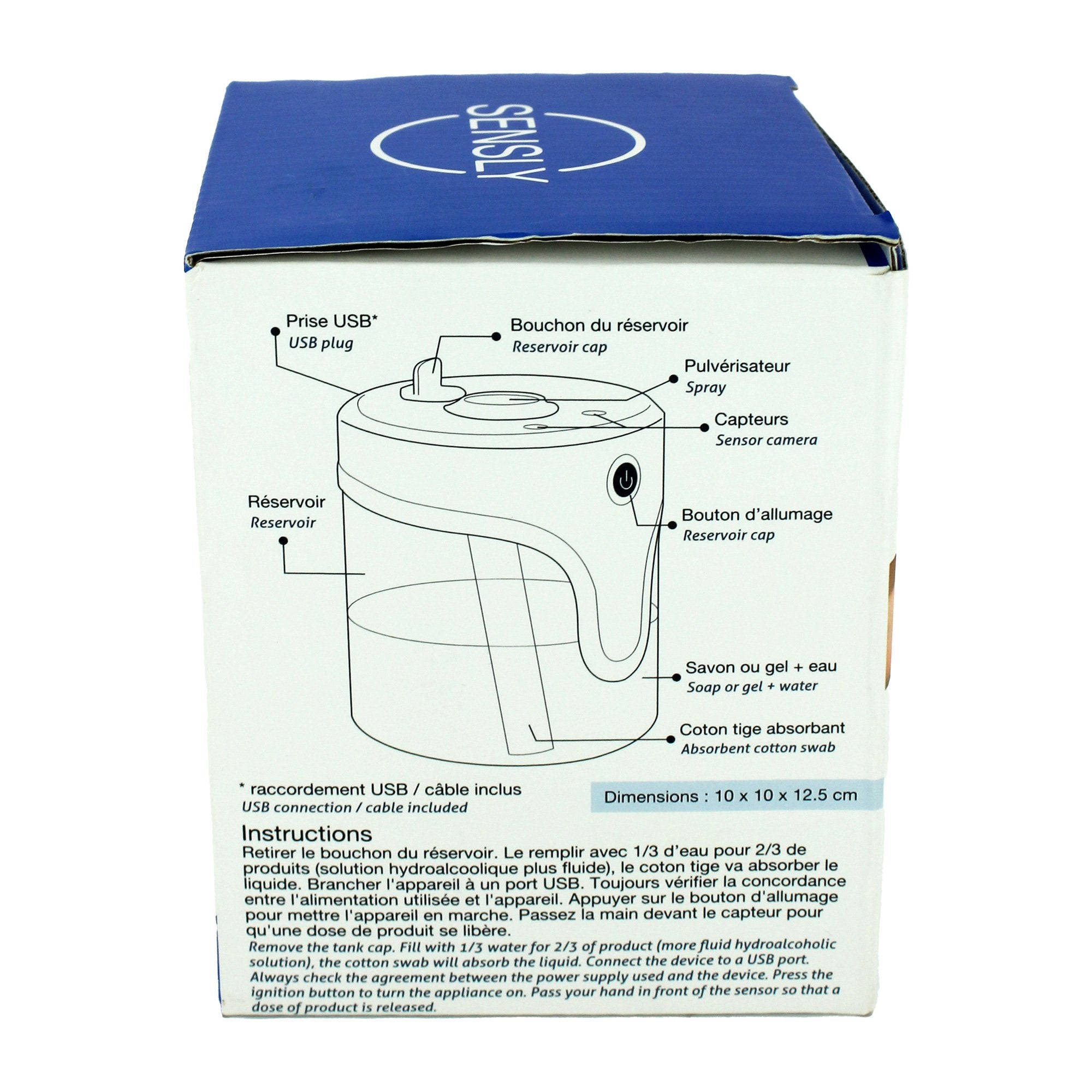 Stokomani Beauté Pulvérisateur Induction Automatique Mains 600ml