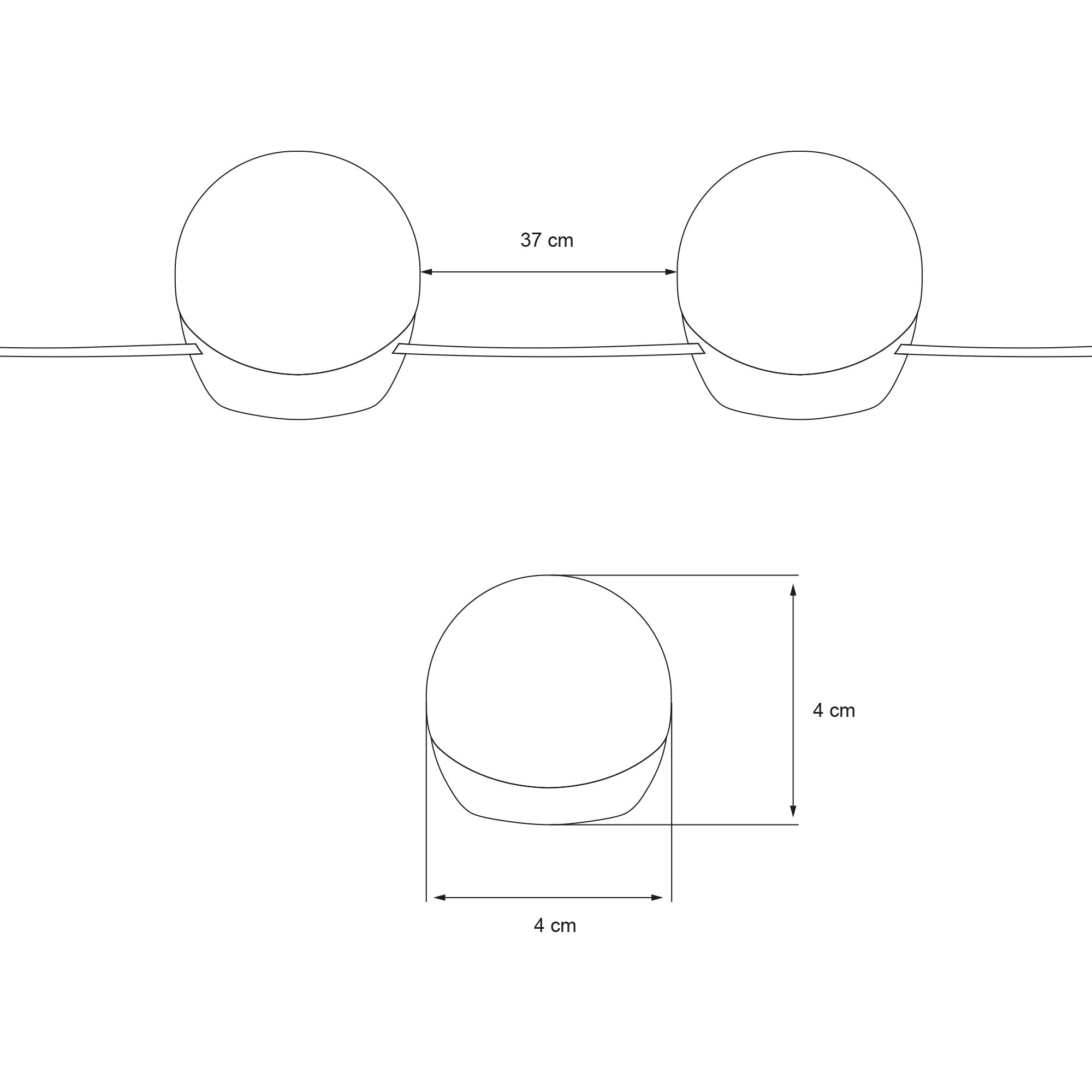 ECD Möbel coiffeuse noire LED 108 cm miroir tiroir
