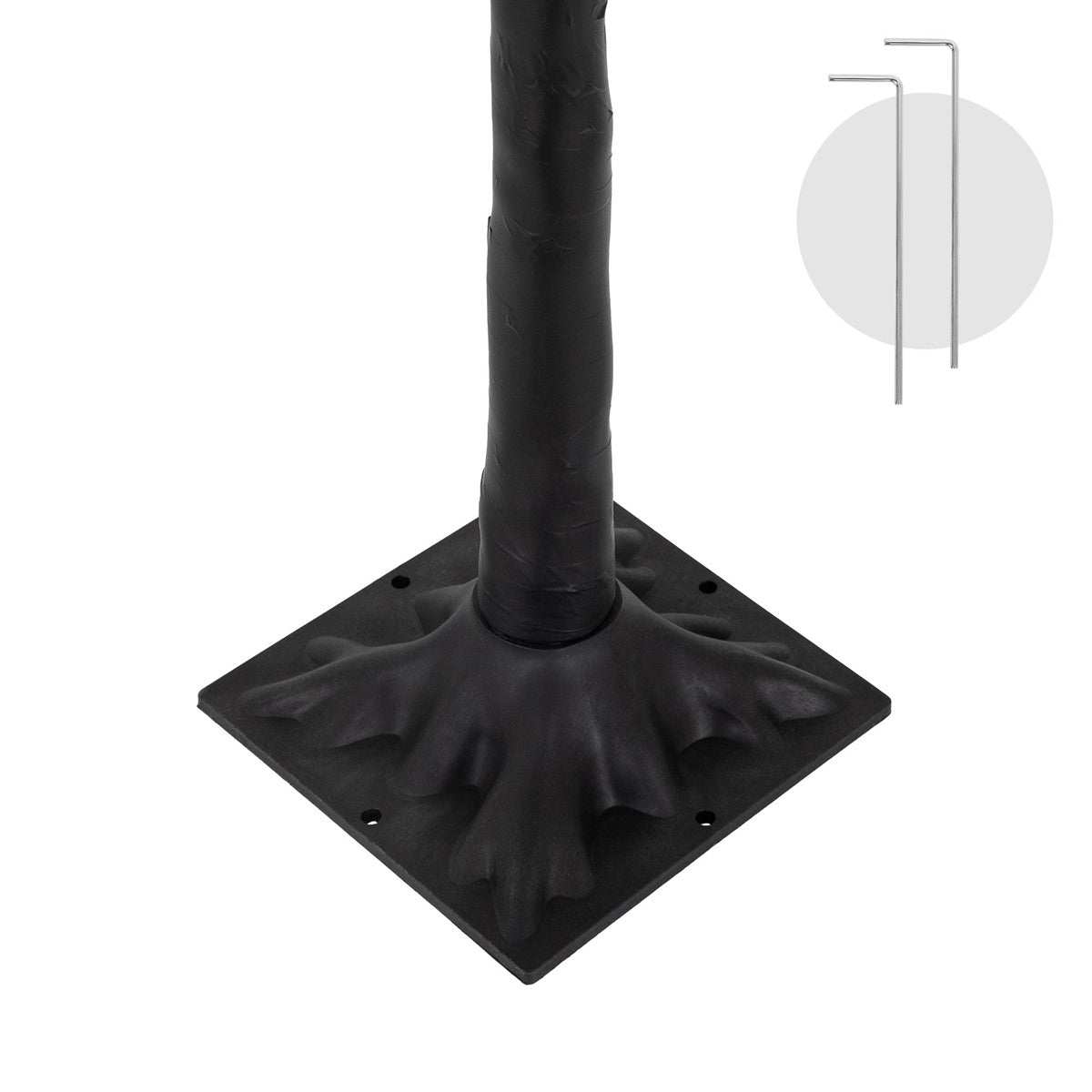ECD Germany Sapin de Noël LED blanc chaud 120cm extérieur IP44