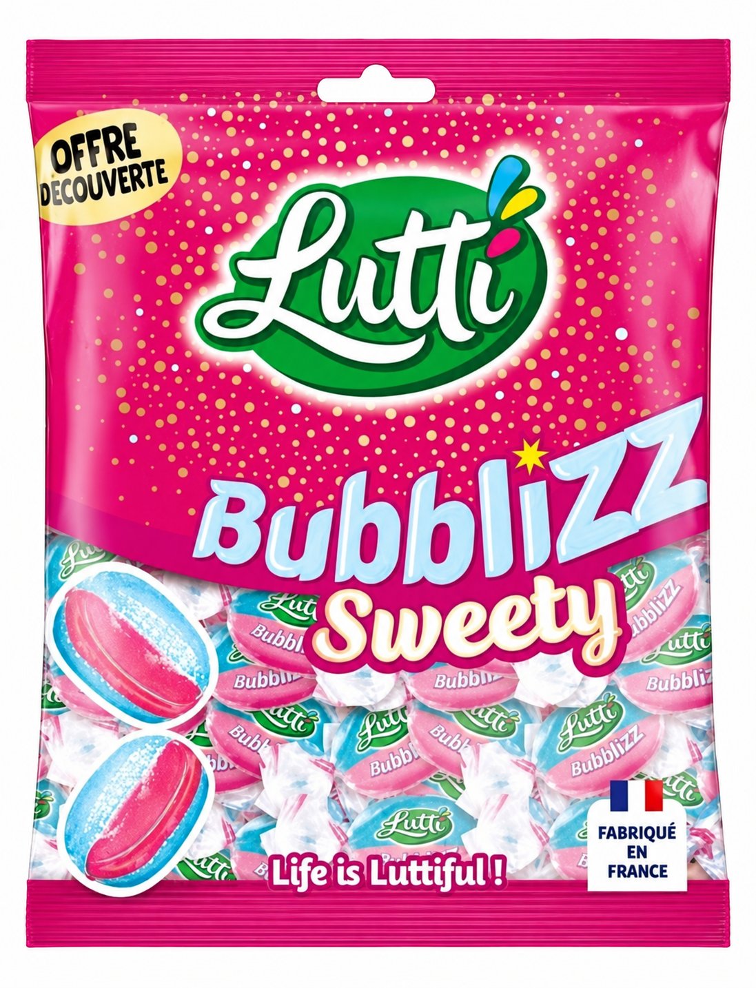 Lutti Bubblizz Sweety Bonbons Sachet Halloween