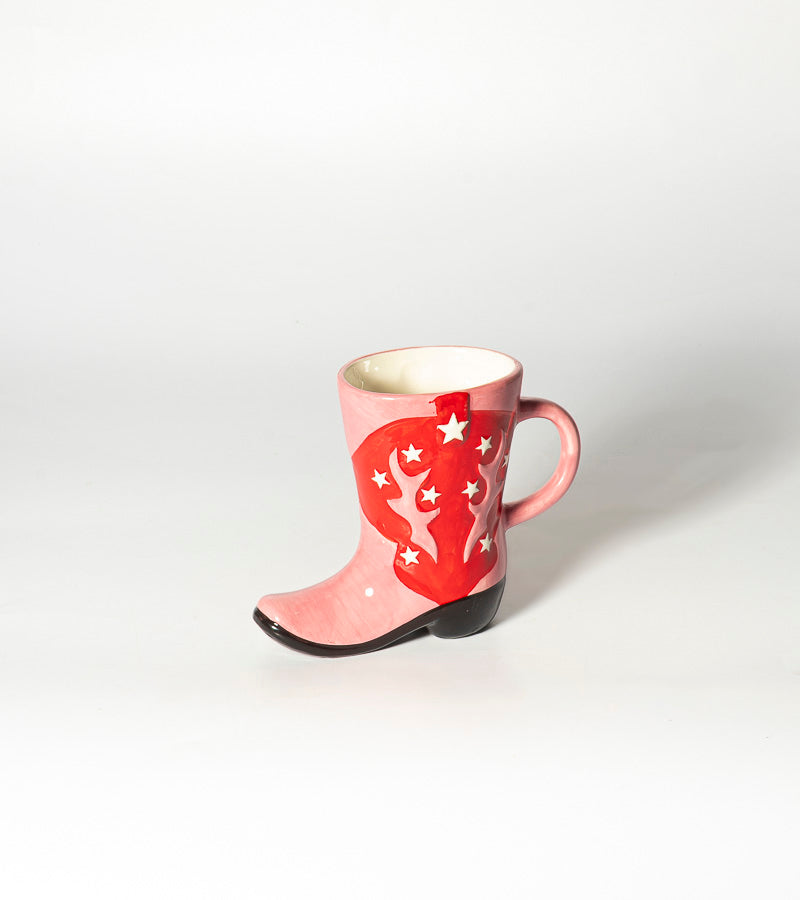 L'avant gardiste Vaisselle Mug botte de cowboy café shérif