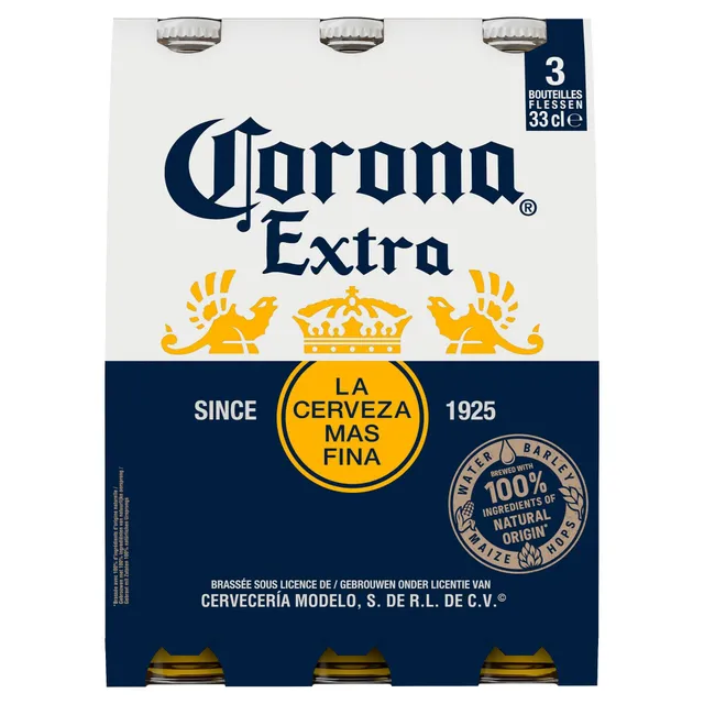 Stokomani Pack 3x33 cl bière blonde apéro orge houblon