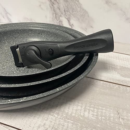 Arthur Martin AM130G set 3 poêles 20-24-28 cm induction