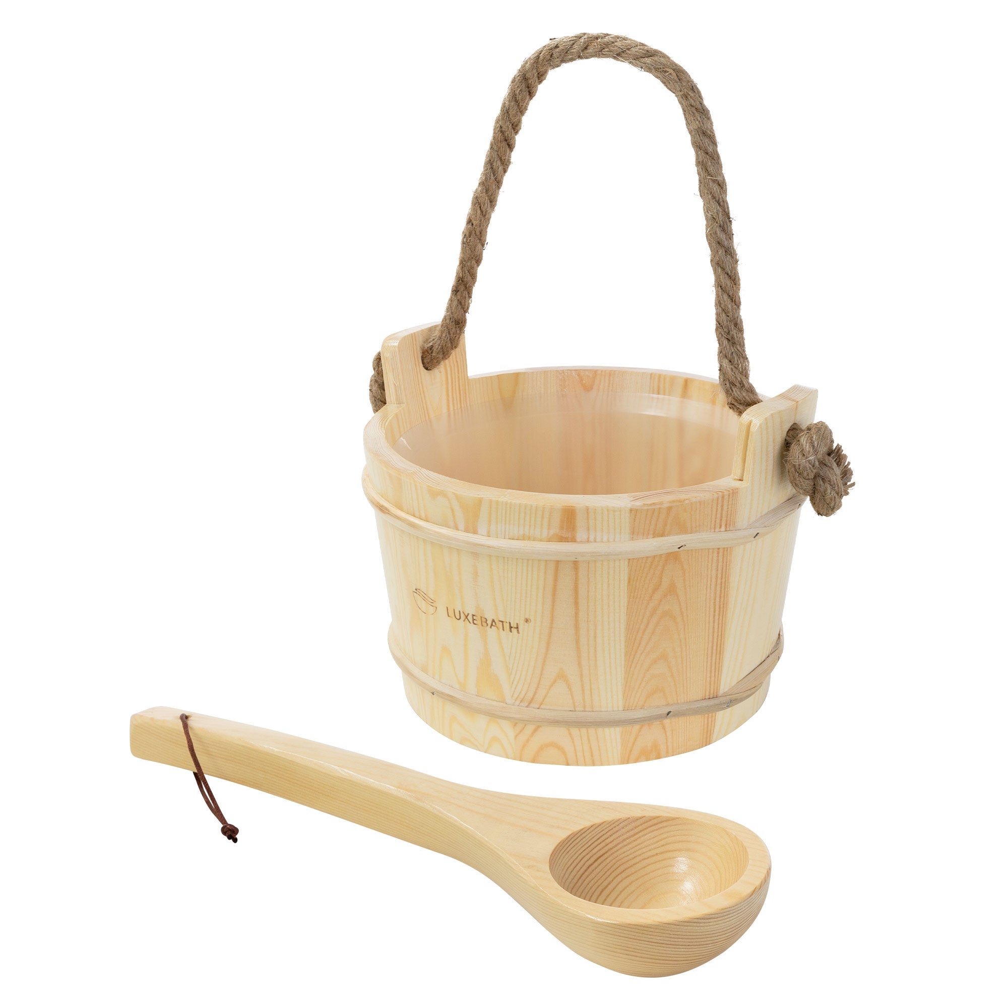 LuxeBath Haus Wohnen kit sauna seau 4L pin 2 pièces