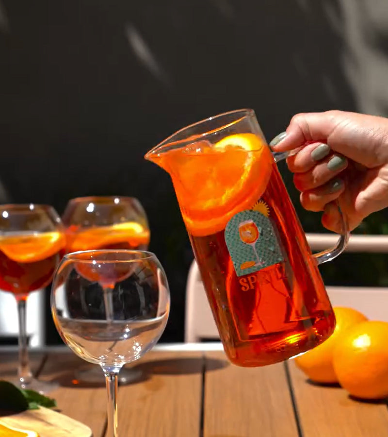 L'avant gardiste Vaisselle & Table Fun carafe Spritz graduée verre