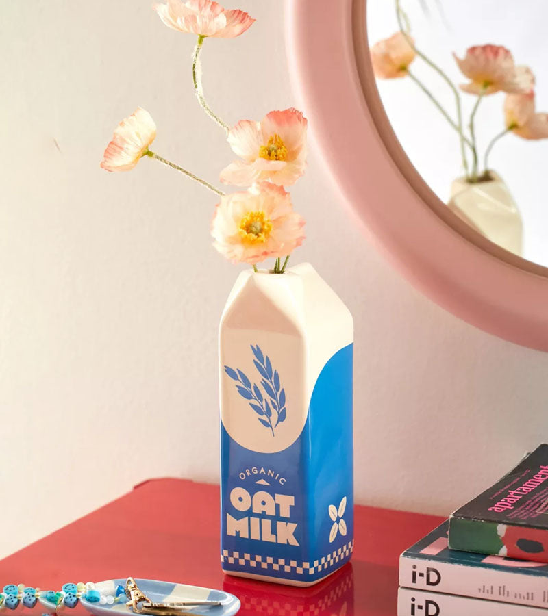 L'avant gardiste Brique de lait d'avoine vase céramique