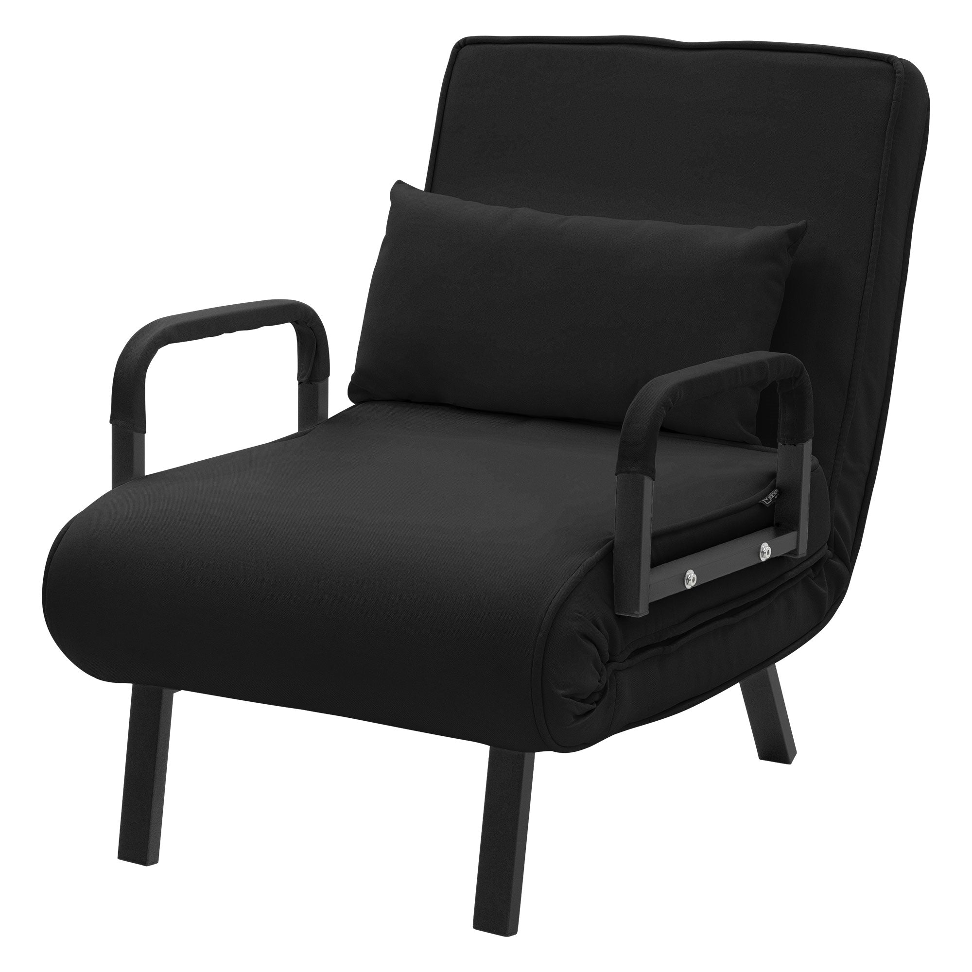 ECD Germany Möbel fauteuil convertible 186x60 chenille vert