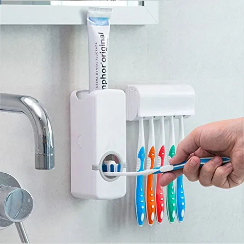 Shop-Story Maison distributeur dentifrice porte-brosses automatique
