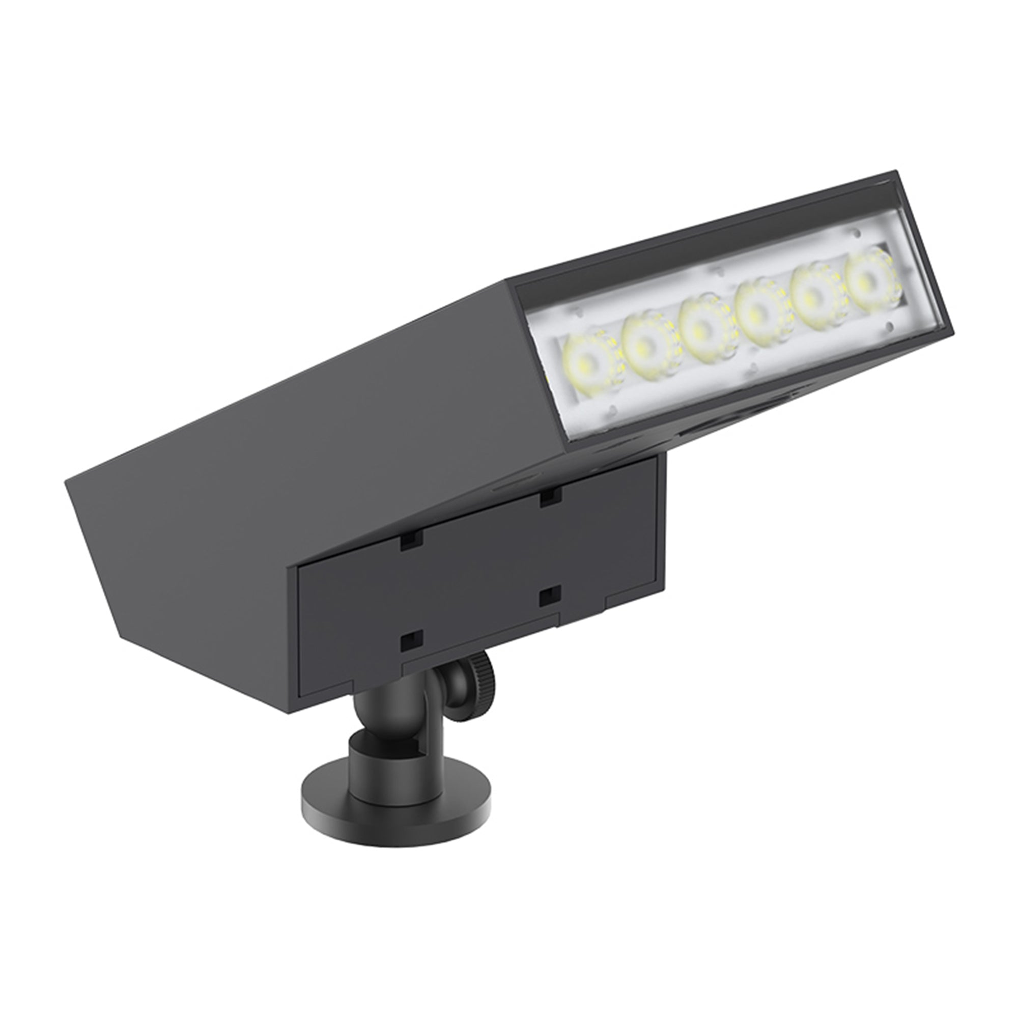 Red Deco Soltek H23cm spot solaire alu blanc chaud 500 lm