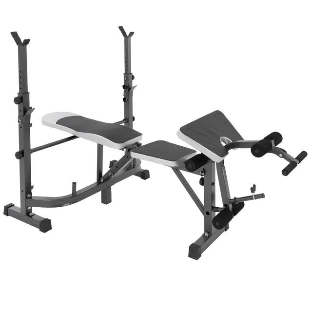 ECD Germany Sport & Freizeit banc de musculation anthracite 255 kg