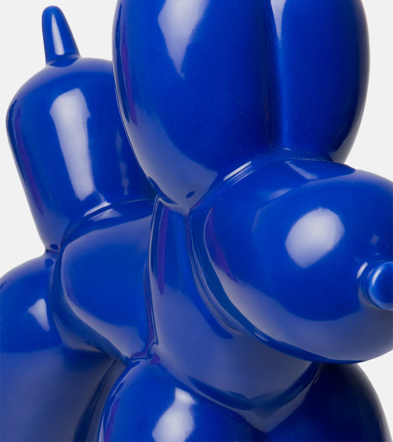L'avant gardiste Bobby vase décoratif bleu sculpture