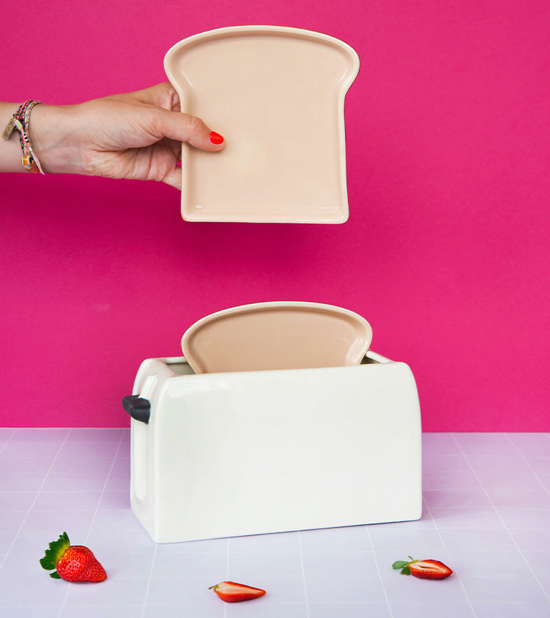 L'avant gardiste Table Fun pot rangement Toaster brunch