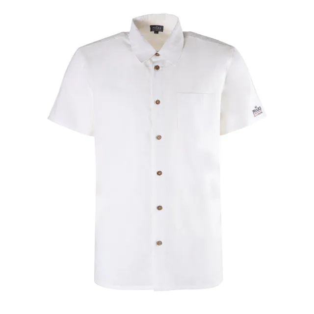 Chemise manches courtes blanche homme S à XXL