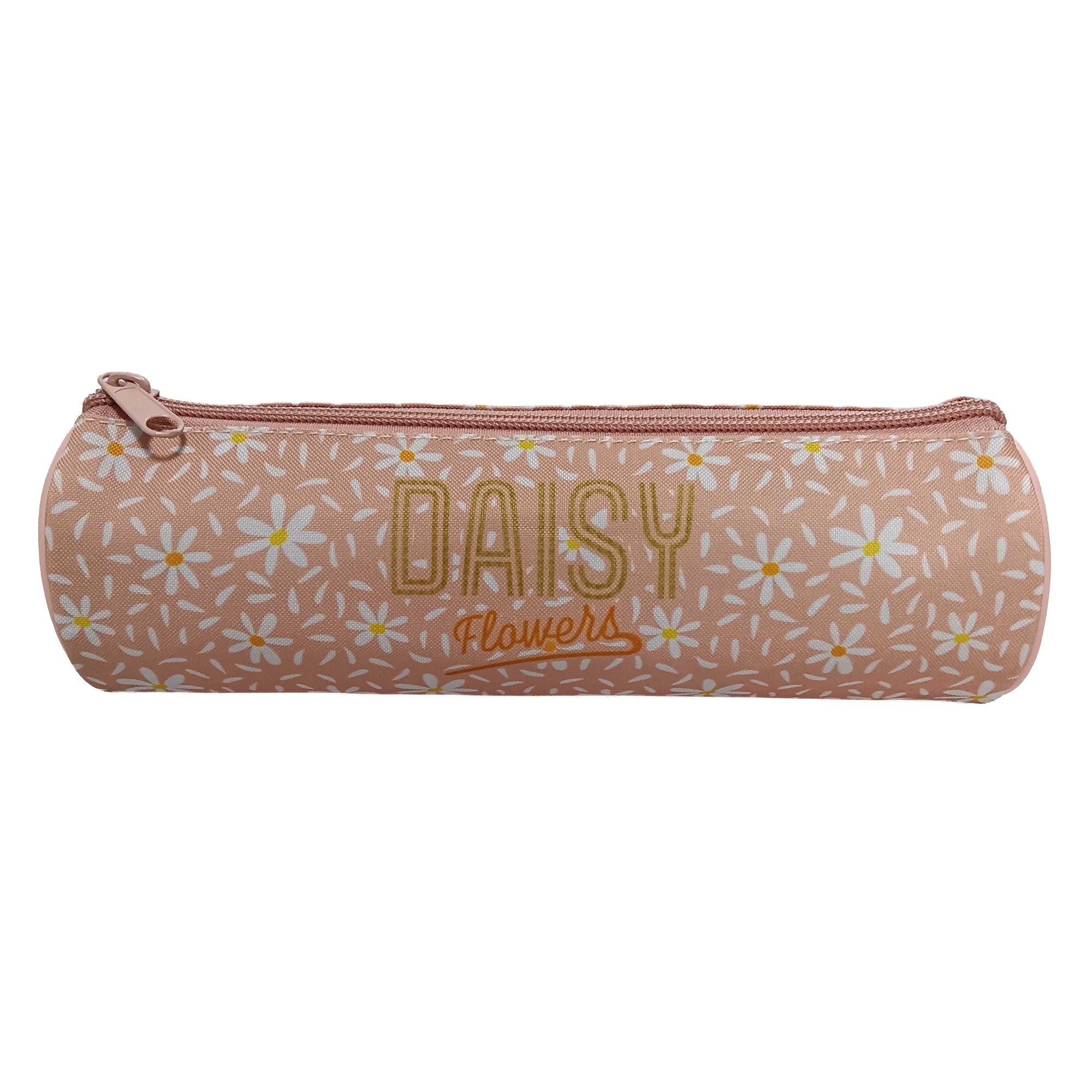 Daisy trousse ronde fleurie maquillage