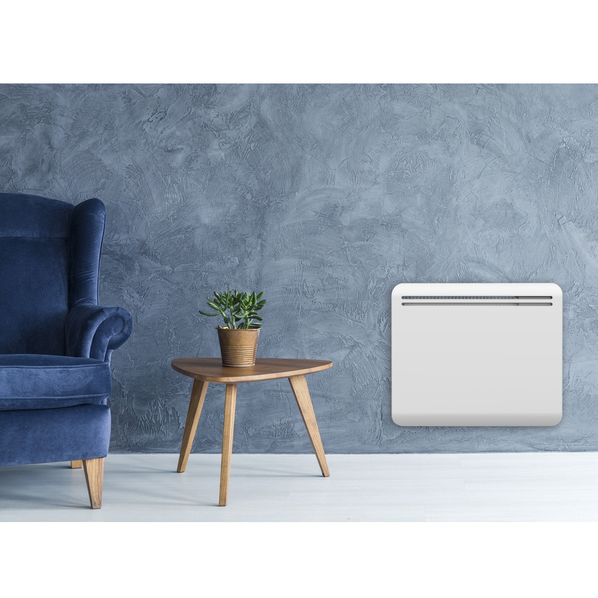 Kalia Aspen 1000W radiateur électrique fonte blanc LCD