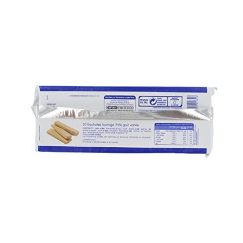 Leader Price gaufrettes fourrées vanille x20 200g