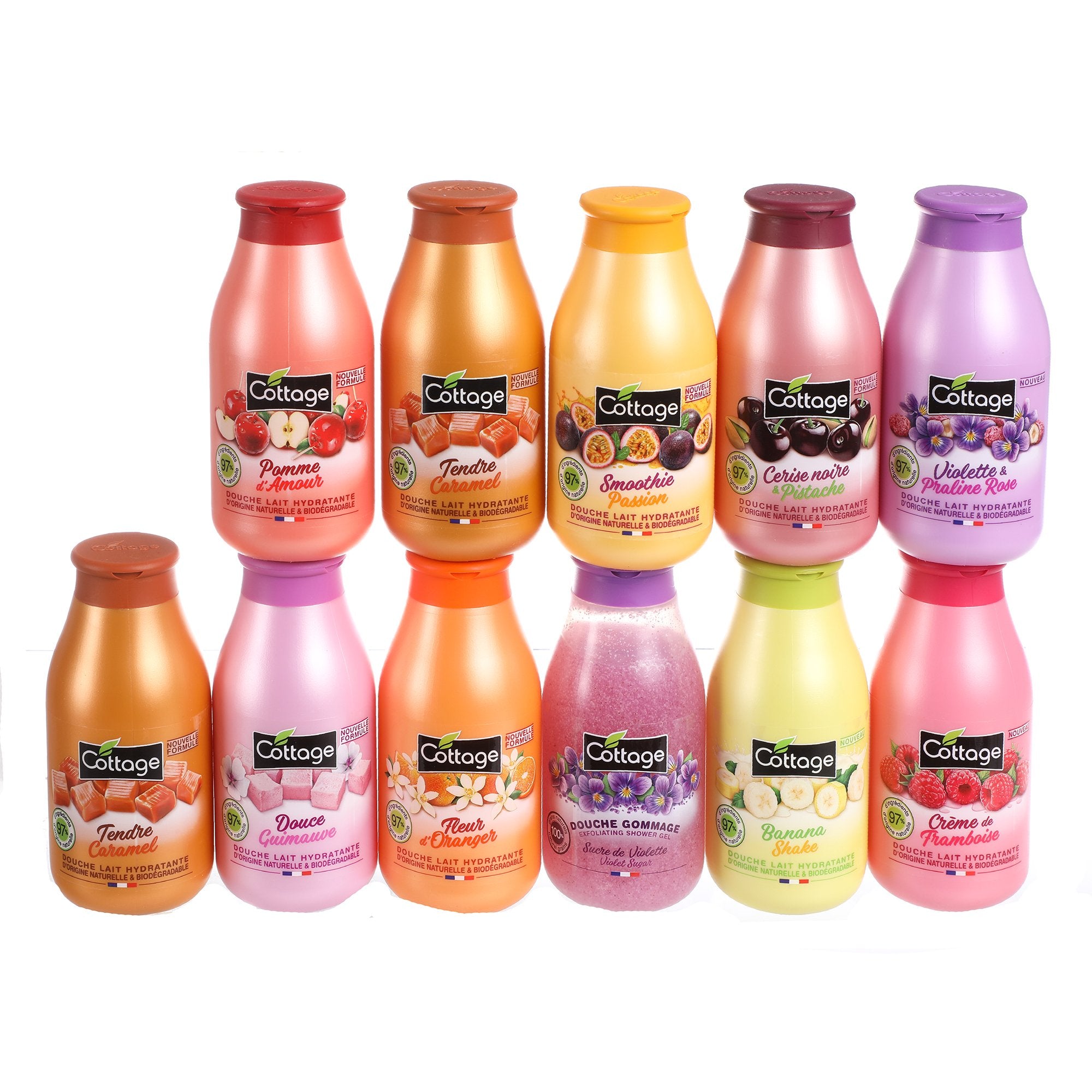 Stokomani Coffret 10 gels douche +2 gommages 250 ml
