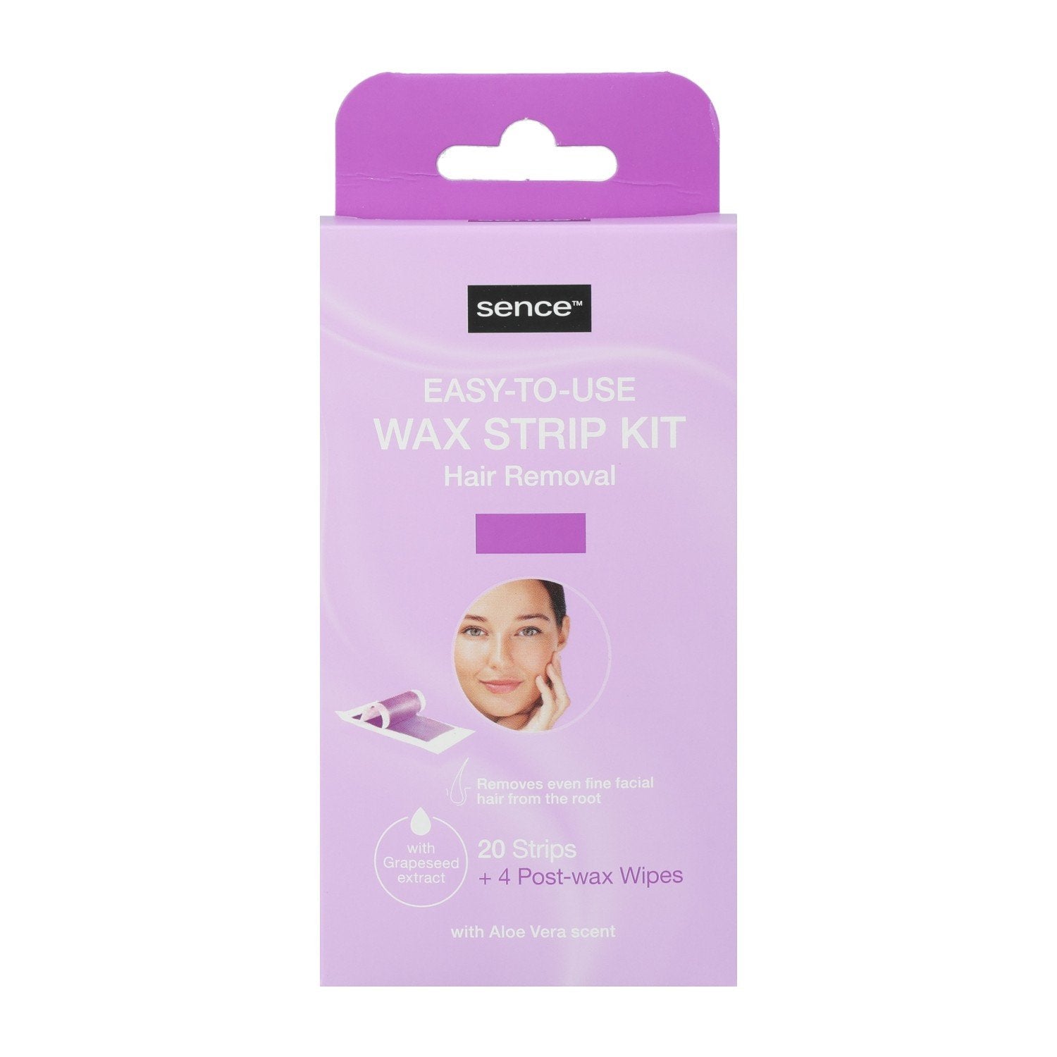 Stokomani Beauté bandes cire visage x20 + 4 lingettes
