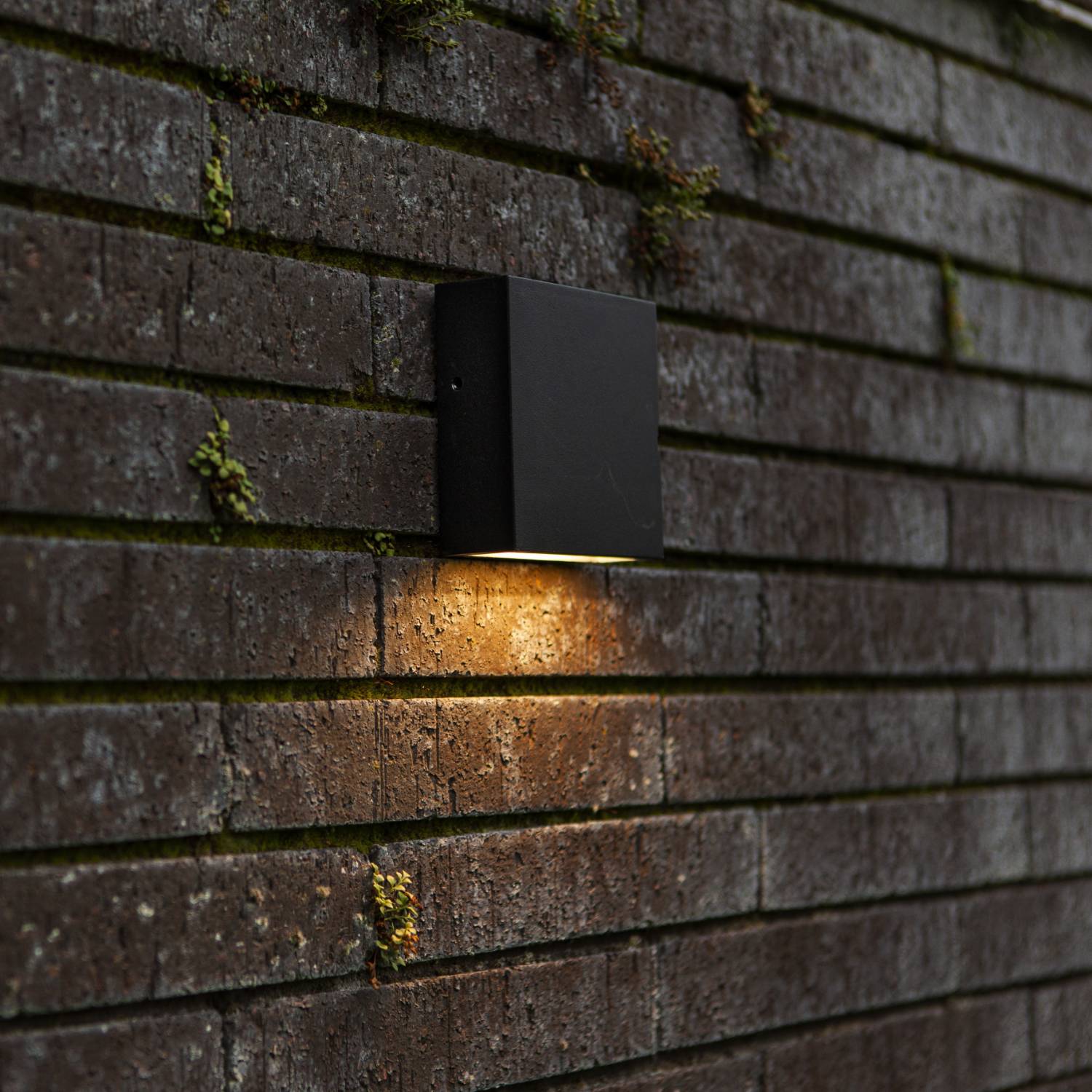 Red Deco Gemini XF Black applique murale LED blanc chaud IP54