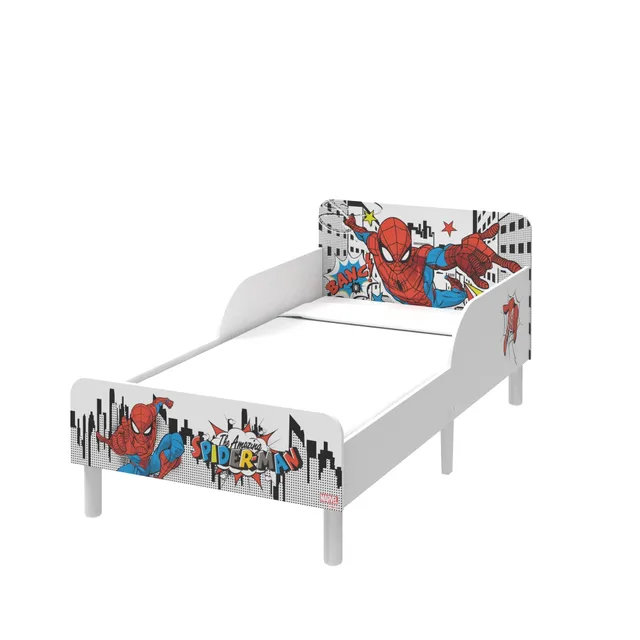 Spiderman Lit enfant 140x60 cm rouge 75 cm