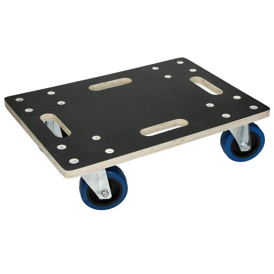 ECD Germany Plateau Roulant 35x50 cm Bois 800 kg 1 Pièce
