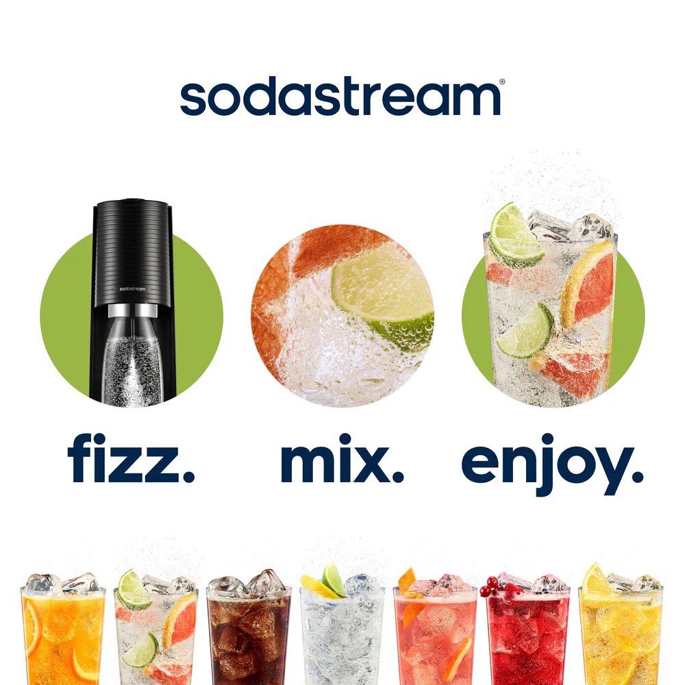 Stokomani Terra Cocktails machine eau gazeuse soda 1 L
