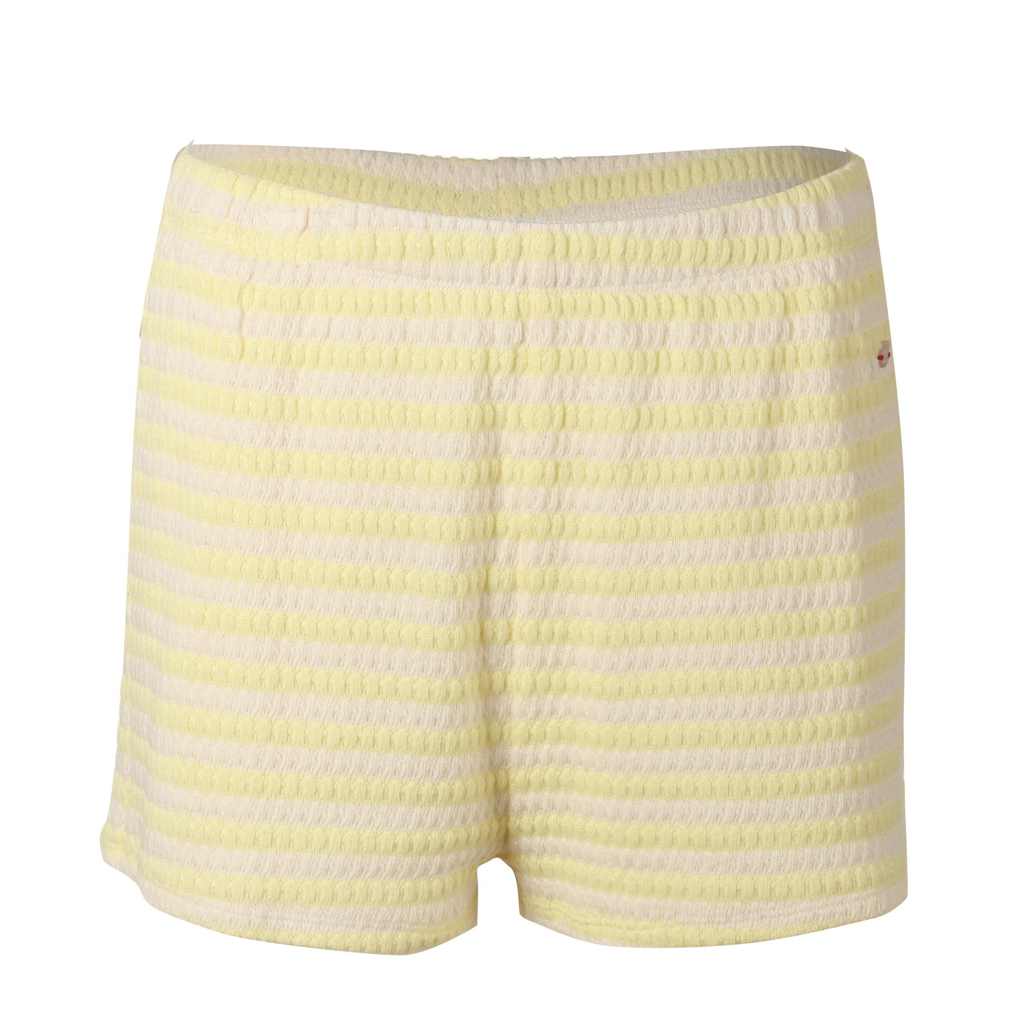 Short en crochet jaune femme taille M été