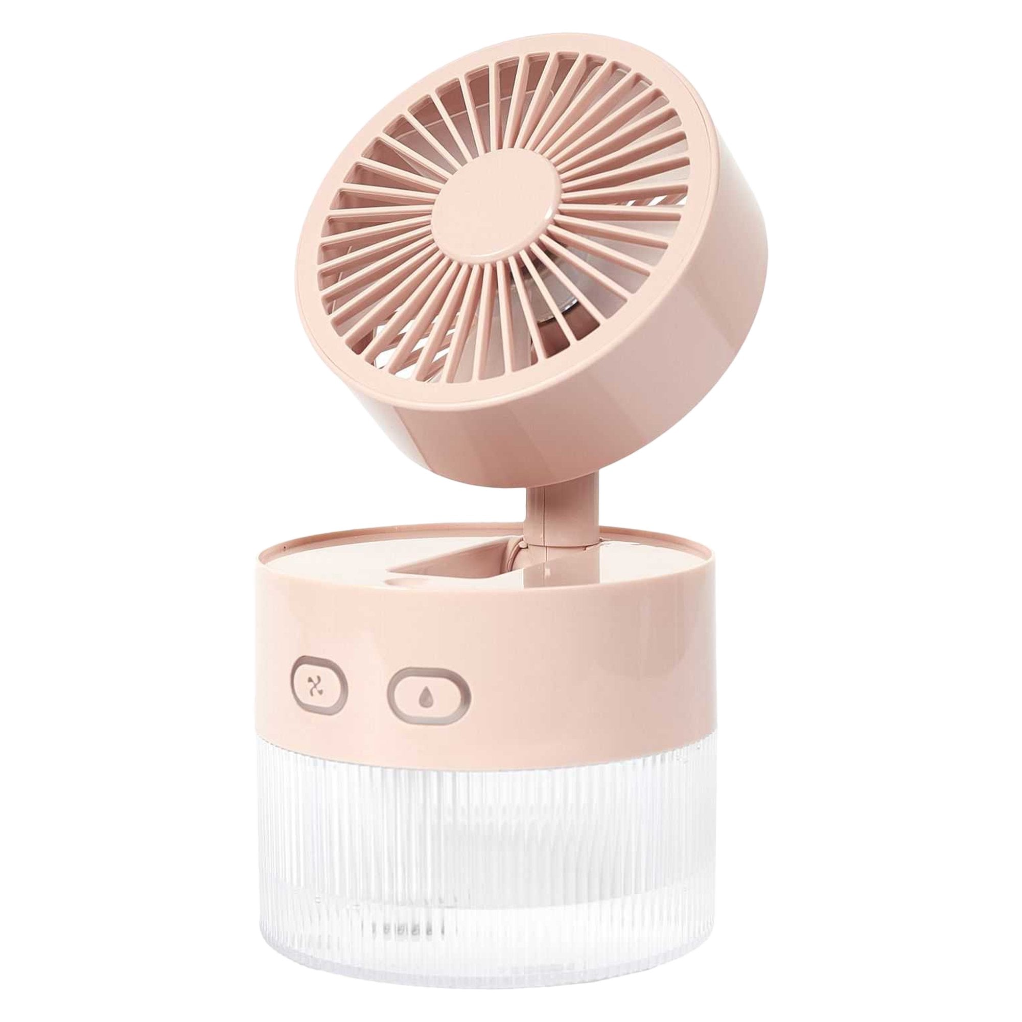 Stokomani Maison Ventilateur Brumisateur USB LED Orientable Bureau