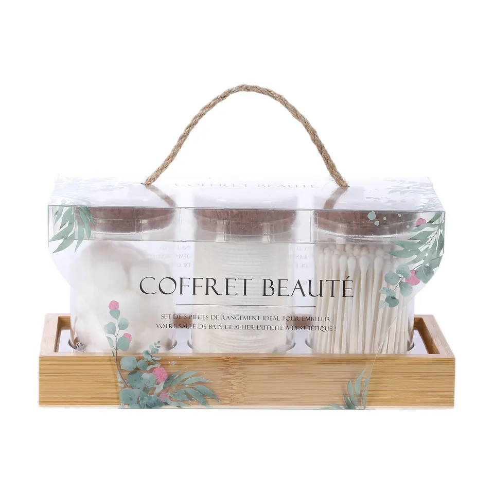 Stokomani Beauté Coffret Coton Tiges Visage Boules