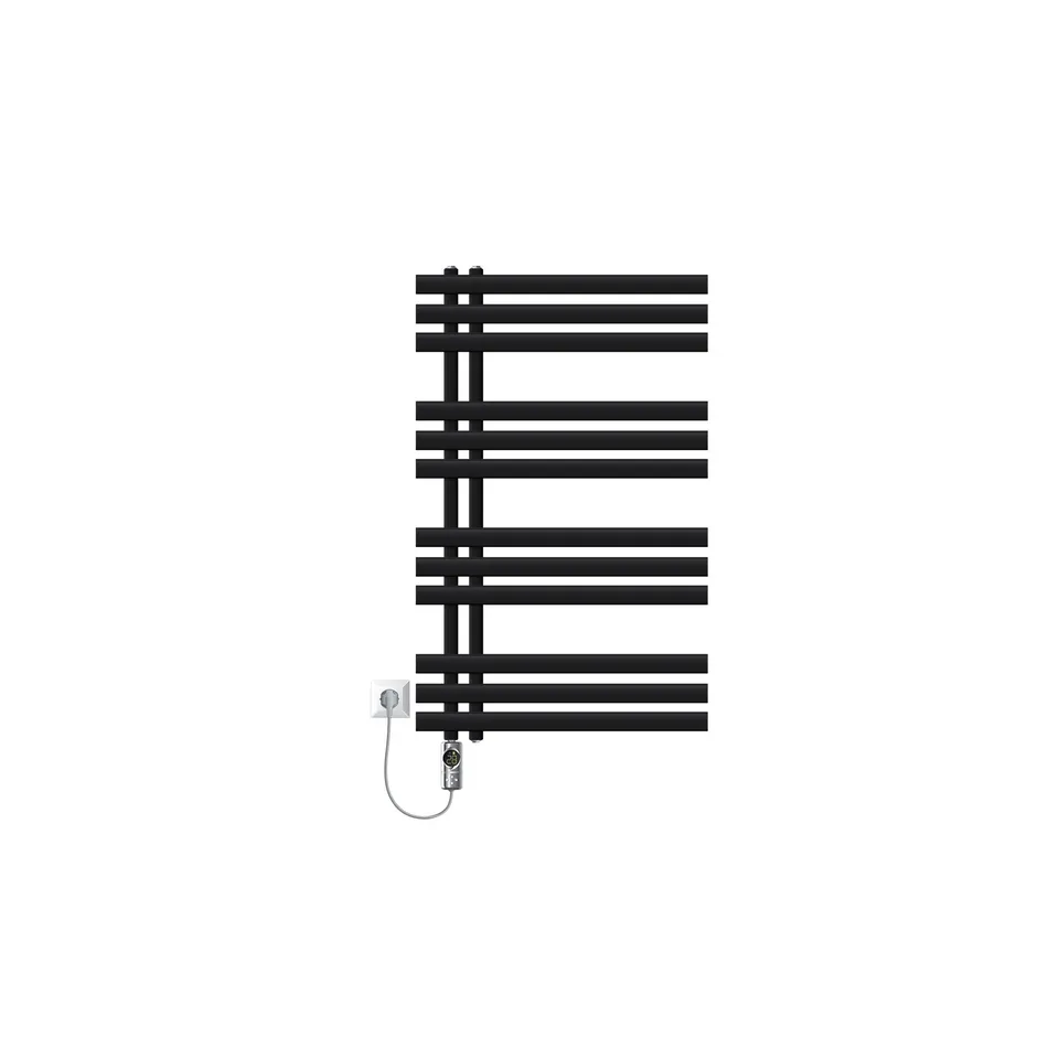 ECD Germany Heizungen sèche-serviettes noir mat 600x1000 600W
