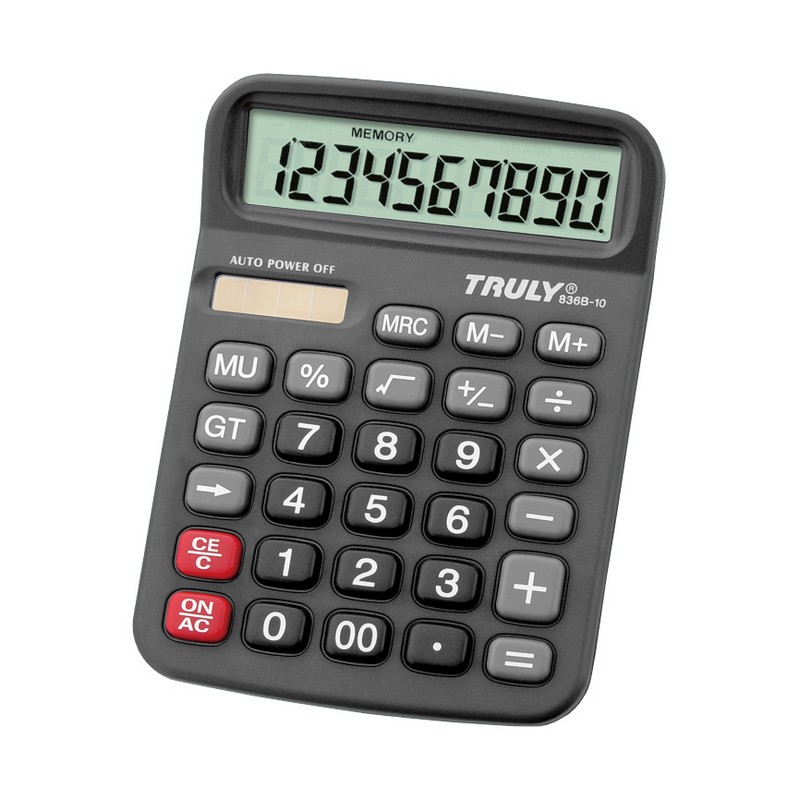 Safe Tool Fournitures de bureau calculatrice 10 chiffres marge